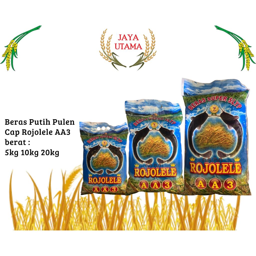 

BERAS PULEN CAP ROJOLELE AA3 - 20kg