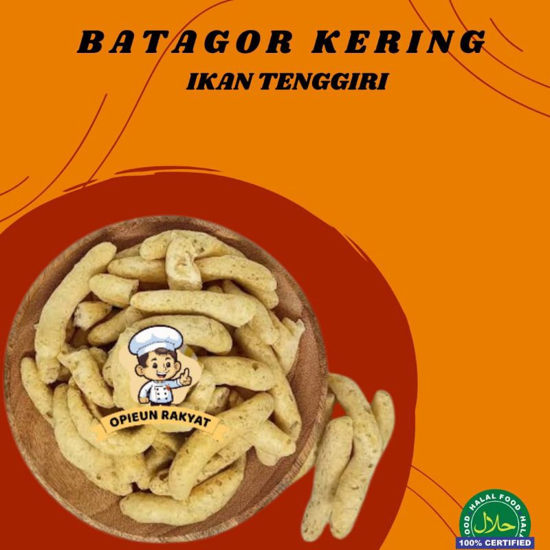 

Batagor Kering Ikan tenggiri Batagor kering Gurih Cemilan