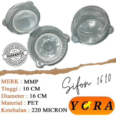Mika Bolu Sifon 1610 / Mika Kue Bolu Bulat 16 Cm Tinggi 10 Cm / Mika Sifon 16 cm / Mika bolu Chiffon