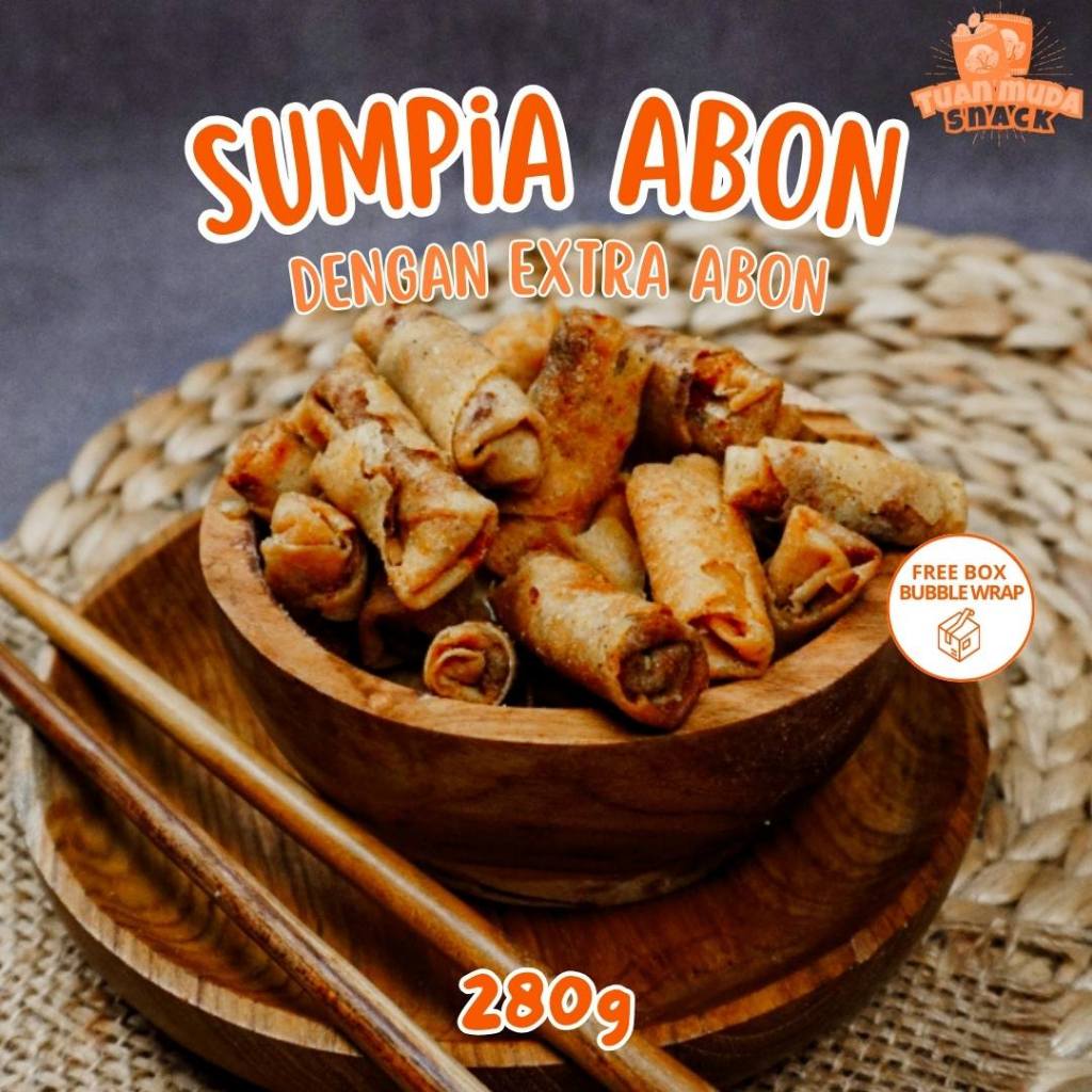 

Sumpia Kwalitas Super Abon Udang 280g Renyah