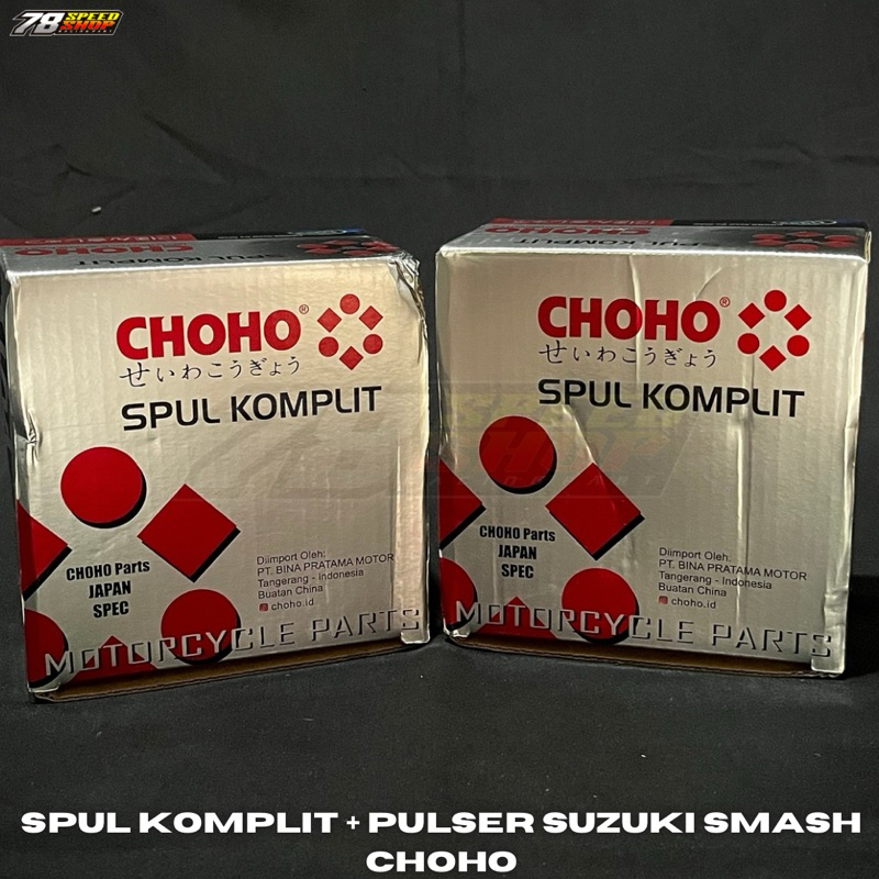 Spull Spul Komplit Plus Pulser Satu Set Original Choho Spull Assy Magnet Spull Suzuki Smash Choho Or