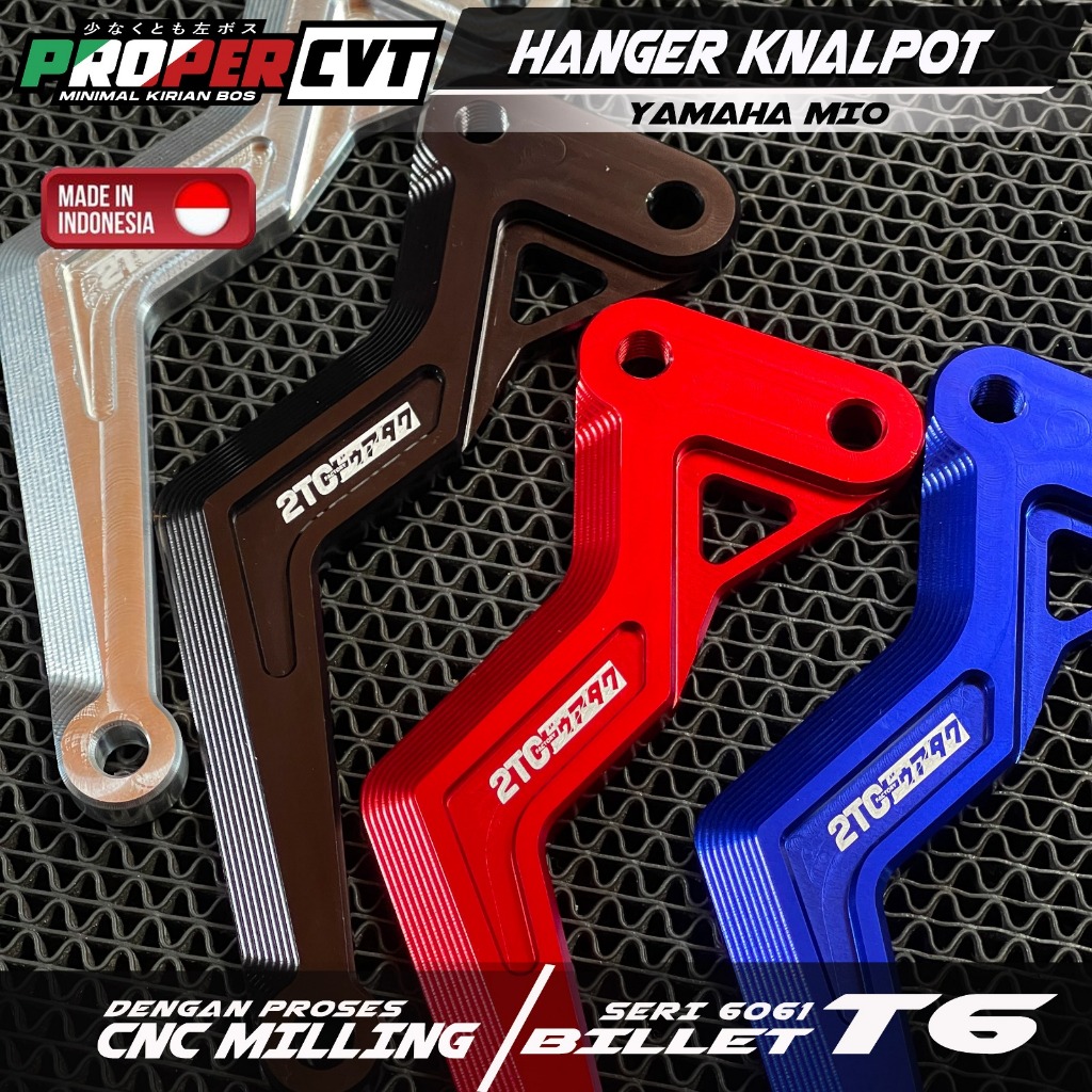 BREKET KNALPOT MIO KARBU MIO SPORTY CNC PNP KNALPOT ORIGINAL STANDAR RACING HANGER KNALPOT MIO BY 2T