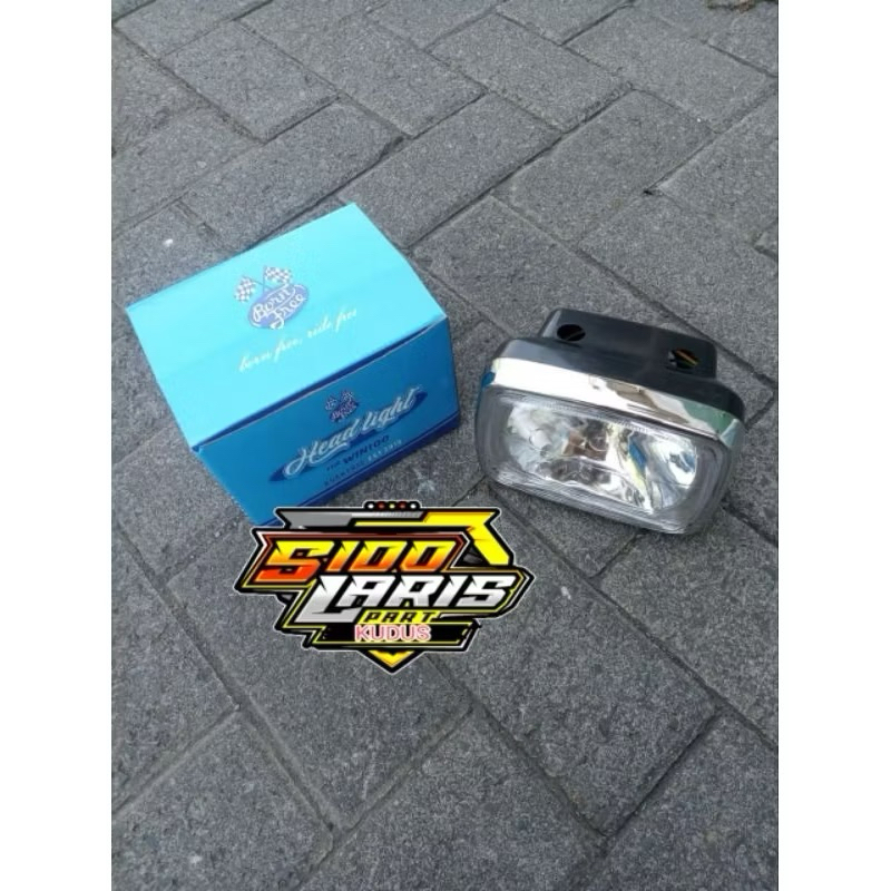 COD Lampu depan honda win win100 tahun tua lama old-Lampu depan win tua