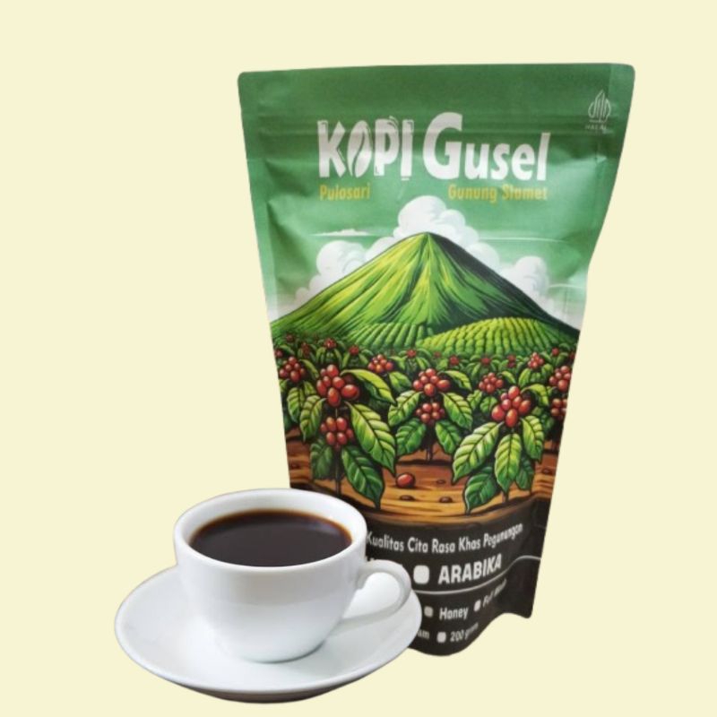 

Kopi Bubuk Gusel (Gunung Slamet) Kopi Lokal Pemalang