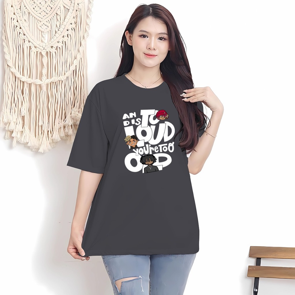 Kaos Oversize Wanita Lengan Pendek/Kaos Distro Pria/Kaos Oversize Pria/ Kaos Waniita Kekinian