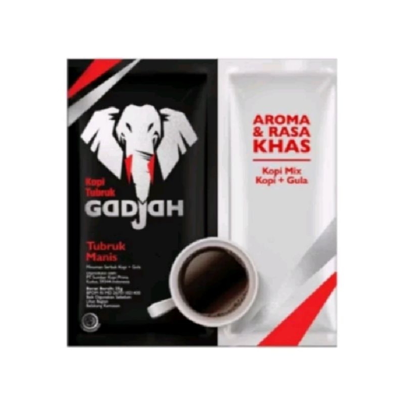 

KOPi GADJAH / RENCENG ( isi 10 Sachet )