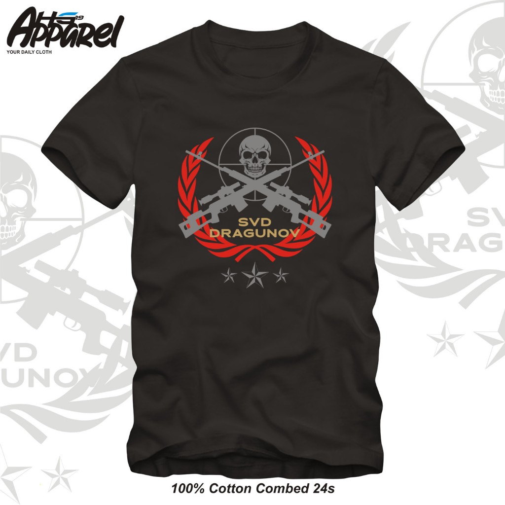 SVD Dragunov Original T-Shirt HG19 Apparel