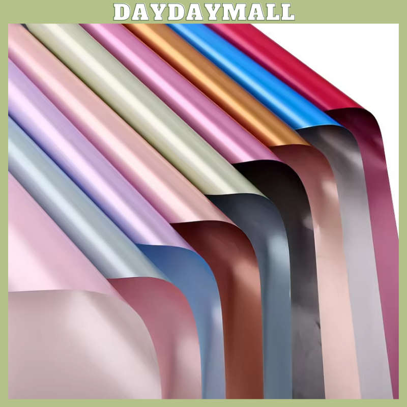 

Kertas Buket Bicollor Metalic Cellophane Flower Wrapping 6071