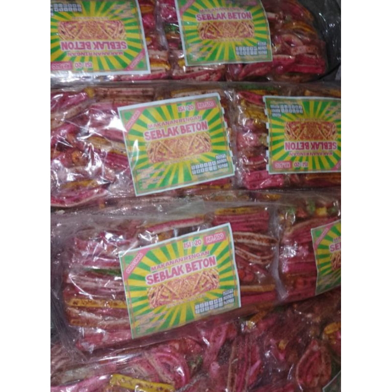 

SEBLAK BETON // 1 pak isi 20