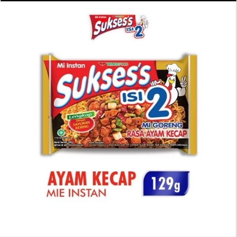 

Mie sukses isi 2 rasa ayam kecap @ 189 gr