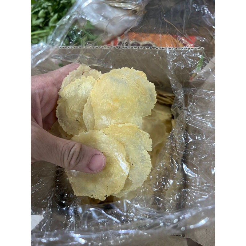 

KERUPUK EMPENG BELINJO 100 GR - KERUPUK BELINJO - KERUPUK EMPING - KERUPUK ECERAN