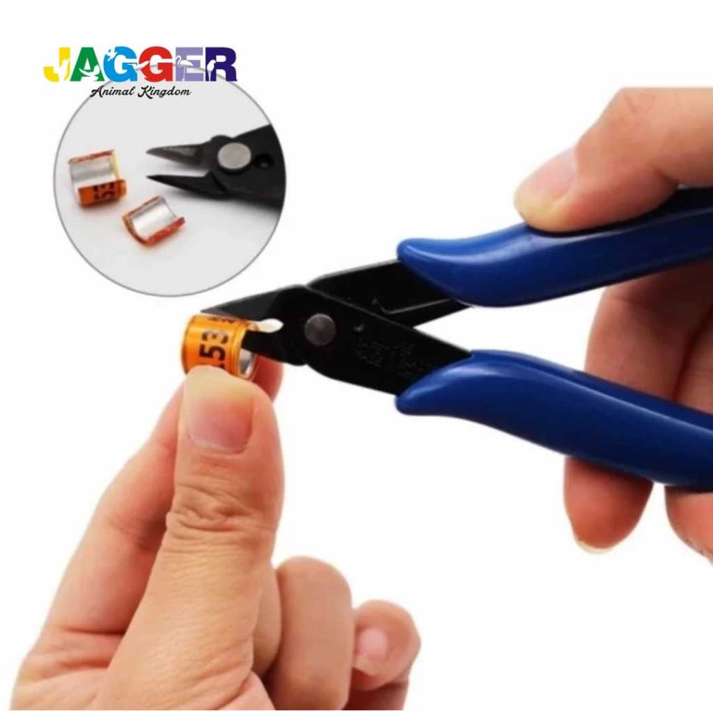 Plato alat potong ring kaki burung lovebird kenari tang pemotong gelang