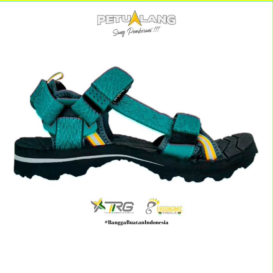 Sandal Petualang Kelimutu Strap  - Sandal Gunung/Hiking Pria Dewasa - Sendal  Petualang Original
