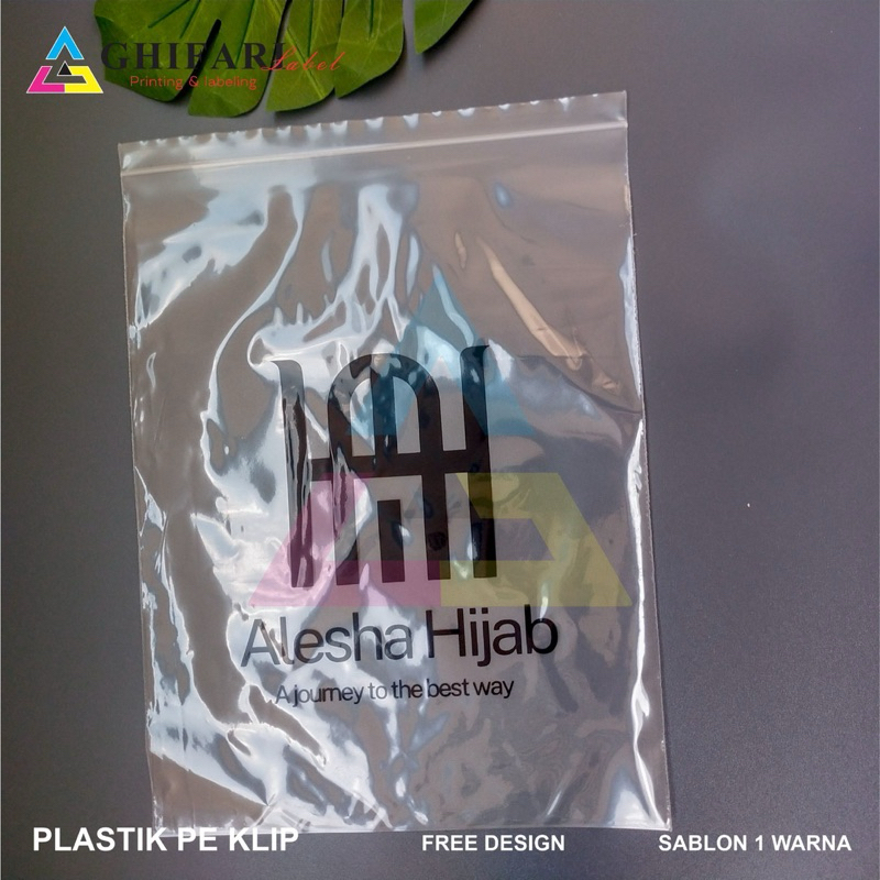 Zipper lock bening sablon custom/min 100 pcs/kantong plastik,plastik packing pakaian,plastik packing