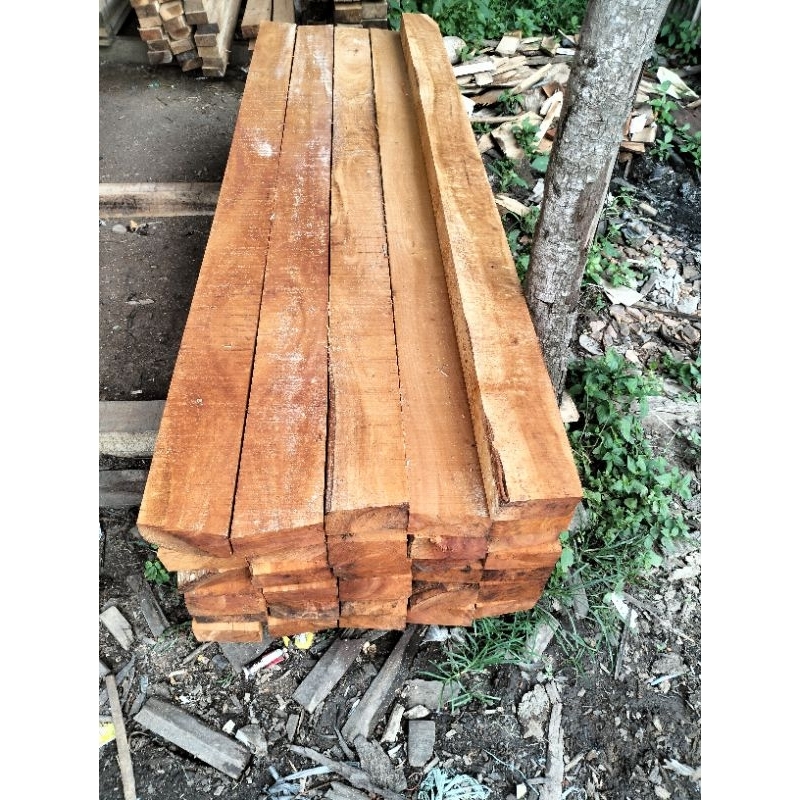 kayu balok mahoni u 6*12*200 cm