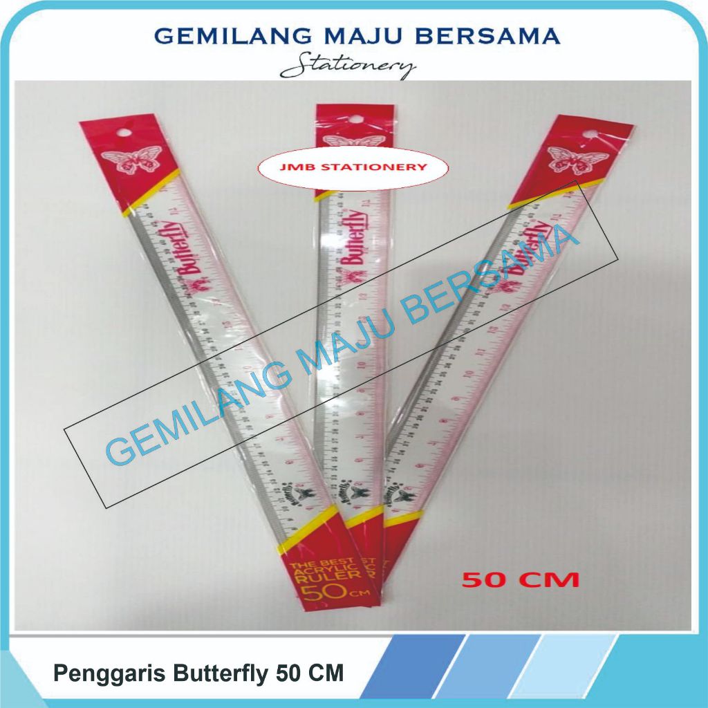 

Mistar Penggaris Butterfly BT 100cm