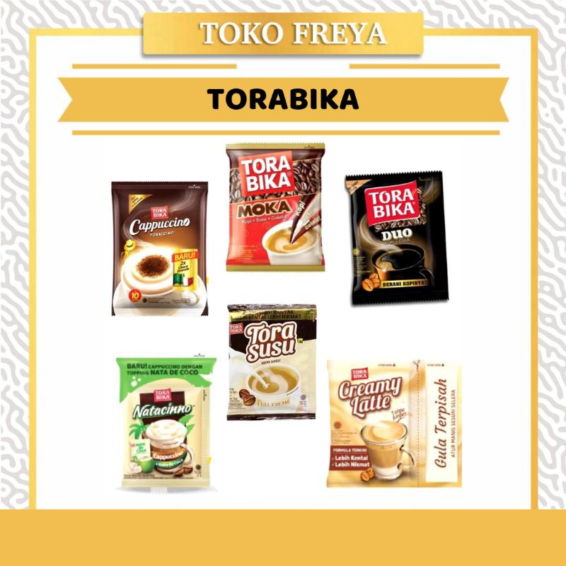 

Tora Bika Kopi Instan Cappucino Tora Moka Tora Bika Cappucino Creamy Latte Torabika