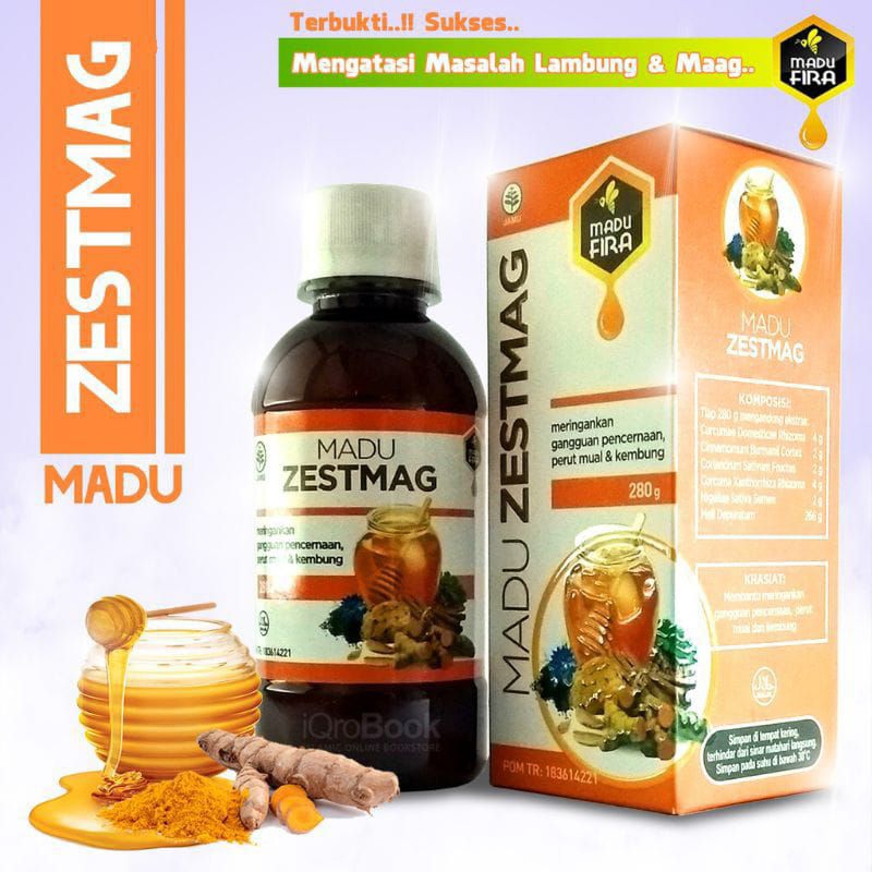 

(READY) Madu Zestmag Asli 100% Original - Madu Herbal Atasi Asam lambung BPOM