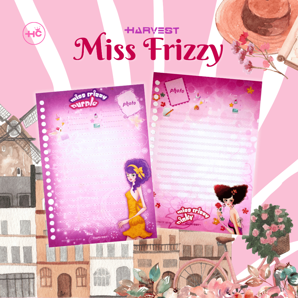 

MISS FRIZZY | PRELOVED HARVEST | HARGA UNTUK 1 LEMBAR | KERTAS HARVEST SERI LANGKA | BINDER A5