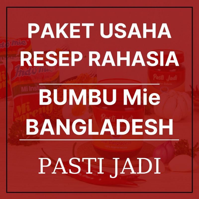 

Paket Usaha 5/10/20 Liter Bumbu Bangladesh Asli Medan