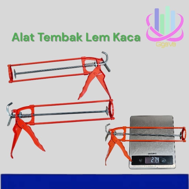 Alat Tembak Lem kaca silikon/Alat tembak lem Kaca Tulang/Caulking Gun