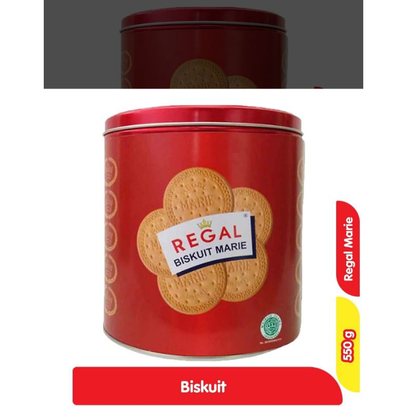 

REGAL BISKUIT MARIE KALENG 550GR
