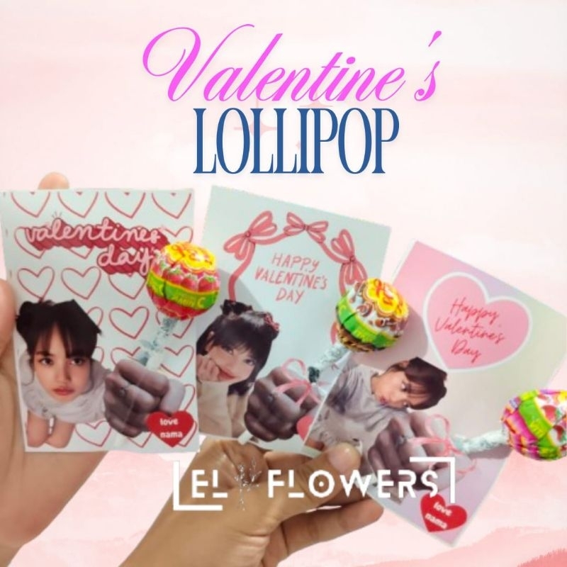 LOLLIPOP HOLDER CARD / LOLLIPOP VALENTINE/ LOLLIPOP SAMPUL / KADO VALENTINE