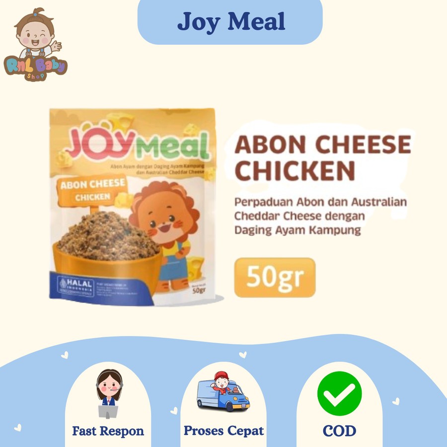 

Joy Meal Abon MPASI Cheese Chicken 50 gr