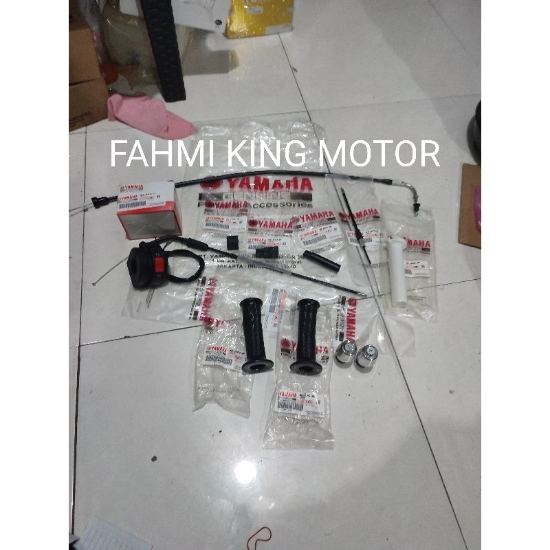 KABEL TALI GAS SET HANDGRIP SLONGSONG GAS ORIGINAL RX KING NEW BONUS JALU BANDUL STANG