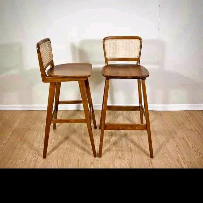 kursi bar rotan/kursi cafe rotan/kursi cafe minimalis/kursi rotan