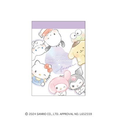 

Mini Memo Pad Sanrio My Melody Kuromi Pochacco Happy Together Yurutto Note Kecil Limited Edition RB9