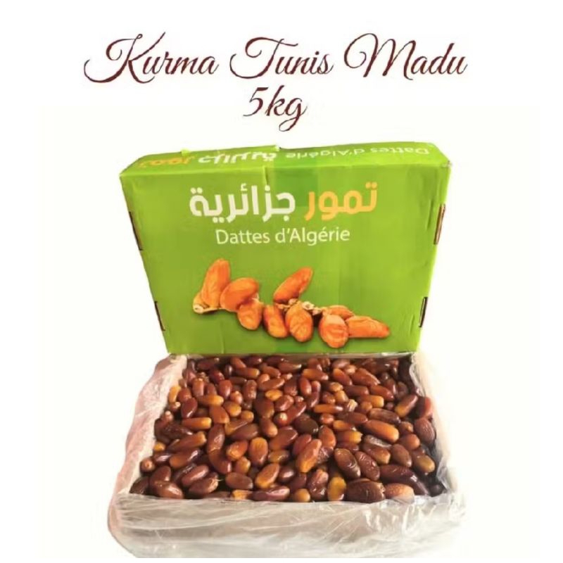 

Kurma Tunis madu 5kg kurma non tangkai