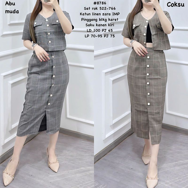 SETELAN ROK 8786