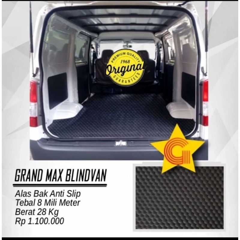 karpet alas lantai Daihatsu grand max Blind Van 2015-2021 8mm bubble