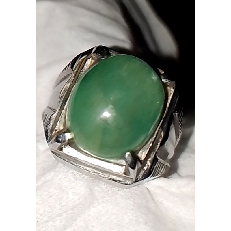 Natural Zamrud Colombia Hijau Lawasan Jadul Kristal 