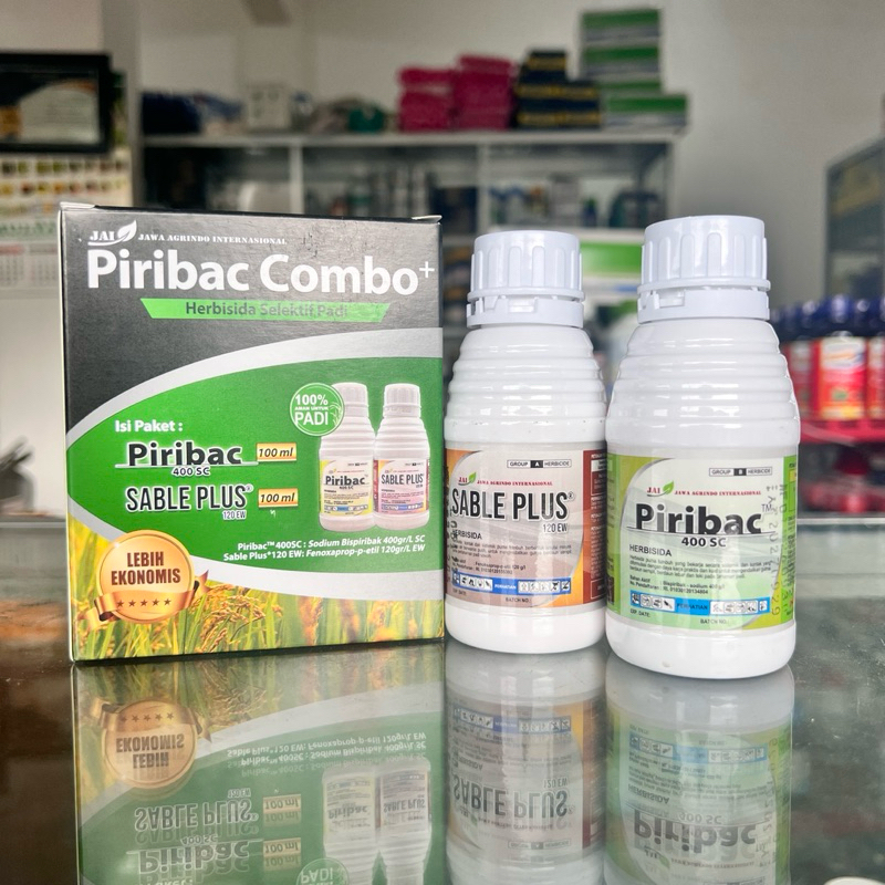 Piribac Combo Herbisida Selektif Padi 100ML Piribac + Sable Plus