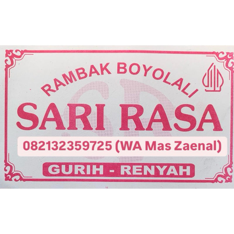 

Rambak Jari SARIRASA