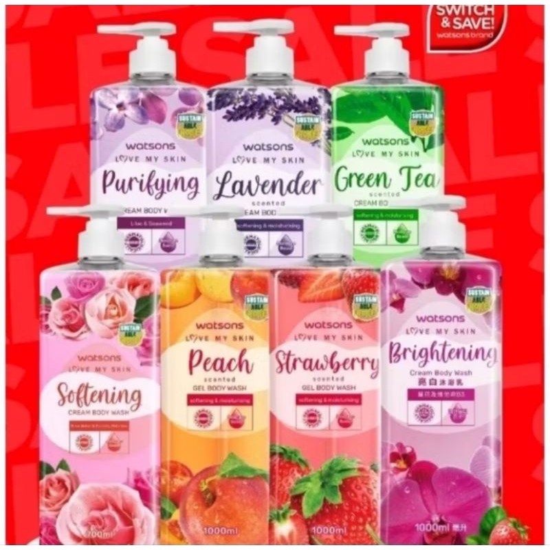 Sabun Cair Watsons 1L | Sabun Cair Watsons murab | Sabun Cair watson