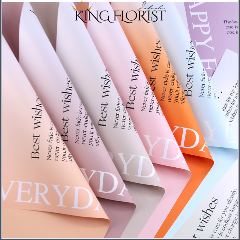 

Kertas Buket Bunga Florist Flower Wrapping Paper Motif Gradient 2 Warna 6133