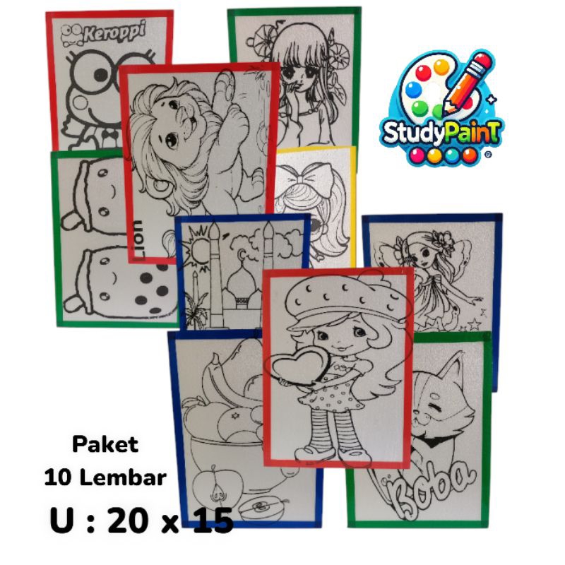

Paket Mewarnai Styrofoam Lukis - 10 Pcs (Ukuran 20x15 cm)