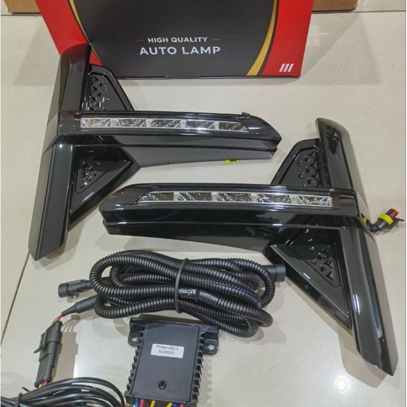 Foglamp Drl Lampu Kabut Drl Lampu Drl Ring Cover Drl Daihatsu Ayla Terbaru Tahun 2023 2024 2025 ( Ha