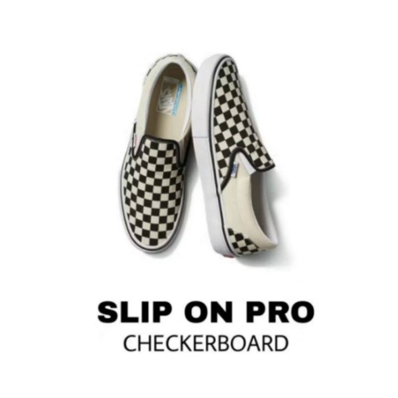 Vans Slip On Pro Checkerboard Original