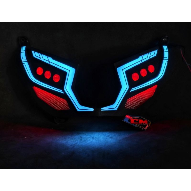 LAMPU ALIS DRL FRAME LAZY EYES BILED NMAX NEW 2020-2024 ARKILIK RAPI ALIS NMAX NEW ALIS LAZY NMAX