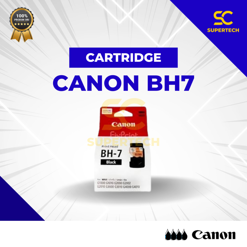 Cartridge Canon BH-7 BH 7 BH7 Black/Hitam [ORIGINAL] G1000 G1010 G2000 G2010 G3000 G3010 G4010 G4000