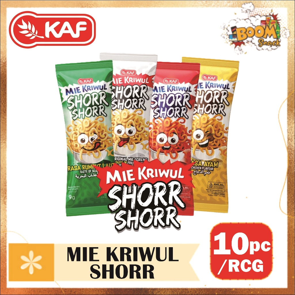 

KAF Mie Kriwul Shorr Shorr isi 10pcs
