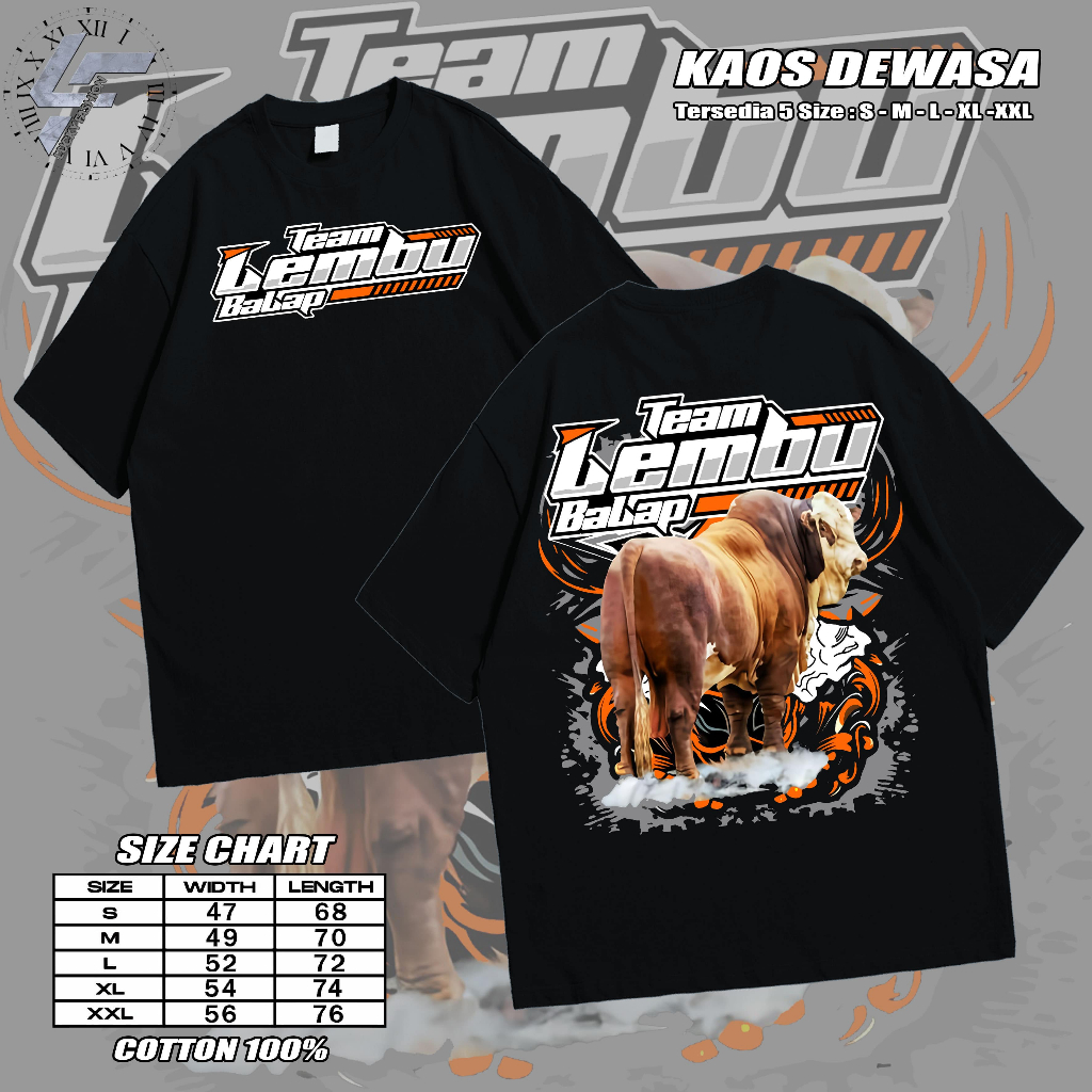 Kaos SAPI BALAP New Simental Pesona Lembu Tshirt Peternak Milenial Indonesia
