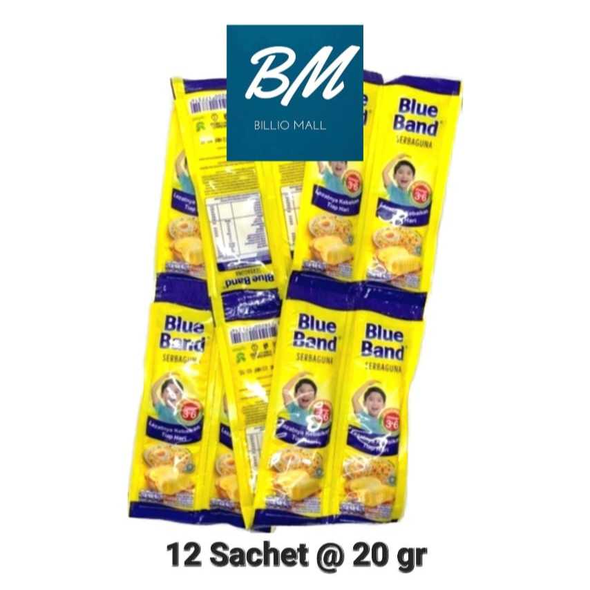 

Blue Band Serbaguna 20 Gr 1 Renceng ( isi 12 Sachet / 6 Sachet )