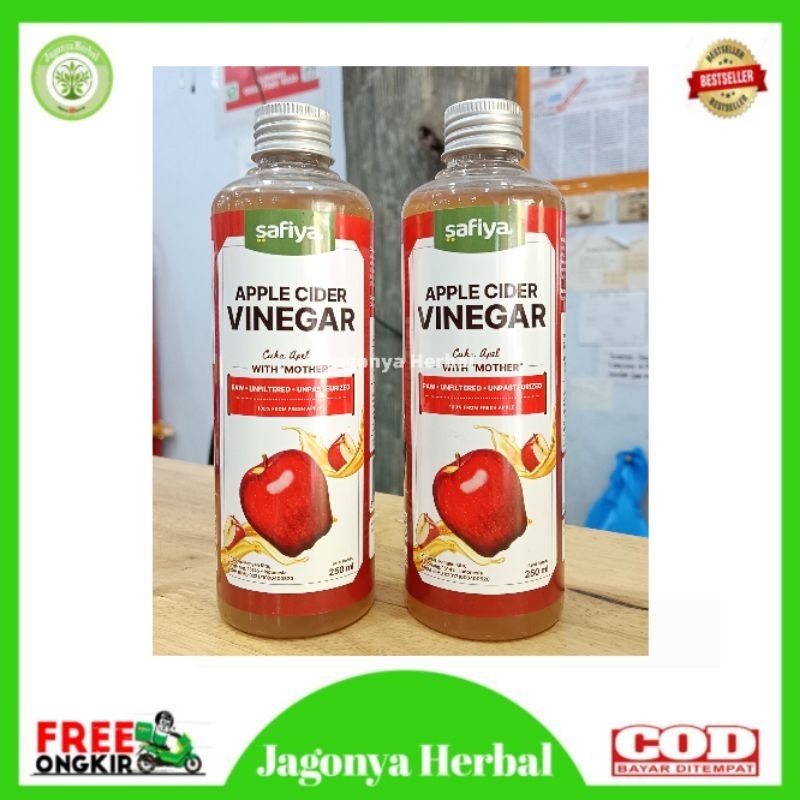 

CUKA APEL SAFIYA ORIGINAL 250 ML - APPLE CIDAR VINEGAR WITH MOTHER