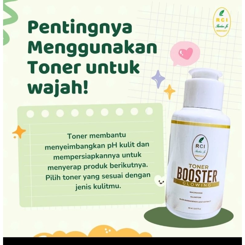 RCI Toner Booster Glowing