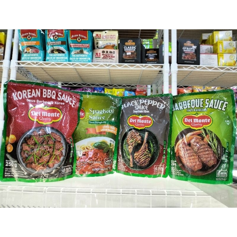 

Delmonte Del Monte Pouch Sauce Saus Lokal HALAL